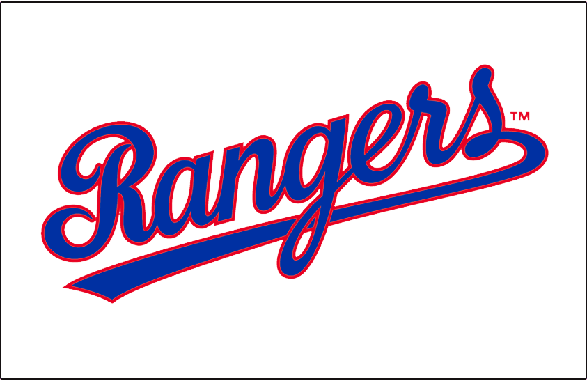 Texas Rangers 1984-1993 Jersey Logo fabric transfer version 2